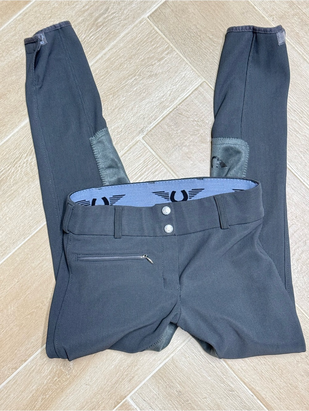 Tuff Rider Ride N Go Hip Hugger Riding Breeches , Equestrian Pants Size 26